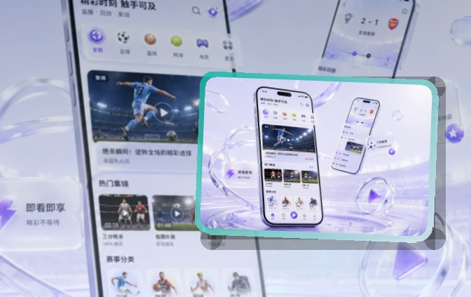 满冠体育 App亮点，赛事入口更有层次 页面展示